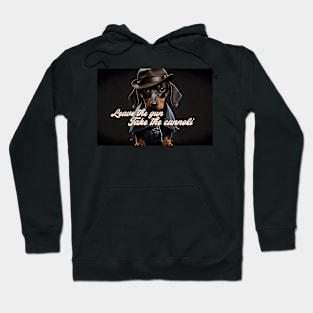 Dachshund takin' care o business Hoodie